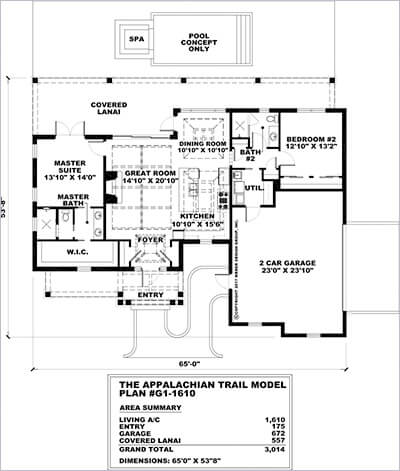 Autocad generated 2D black & white floor plan